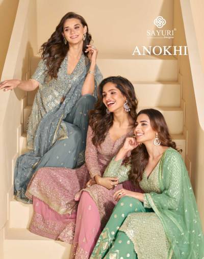 ANOKHI BY SAYURI DESIGNER GEORGETTE SALWAR SUIT WHOLESALER IN INDIA